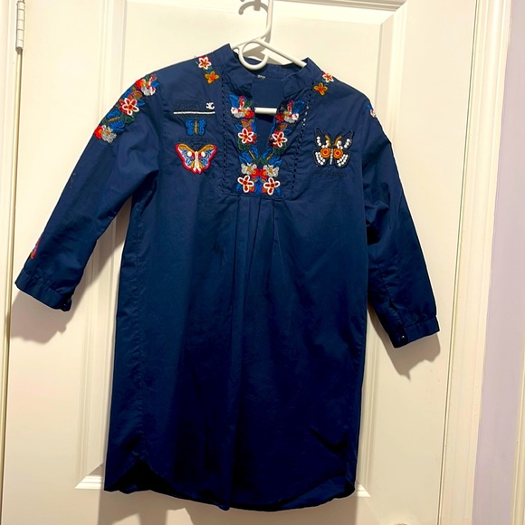 Hand Craft Floral Mini Dress for Women - Picture 1 of 3